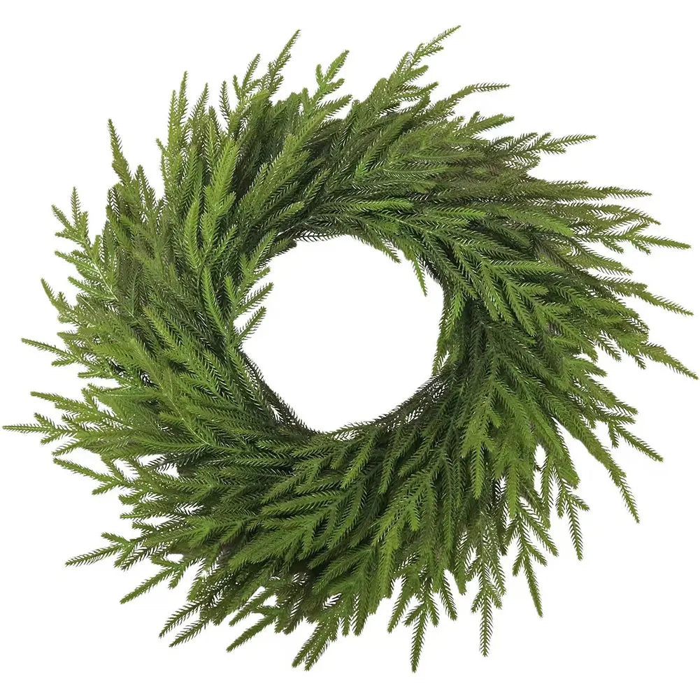 Lush Evergreen Garland – Effortless Elegance, Year-Round Greenery