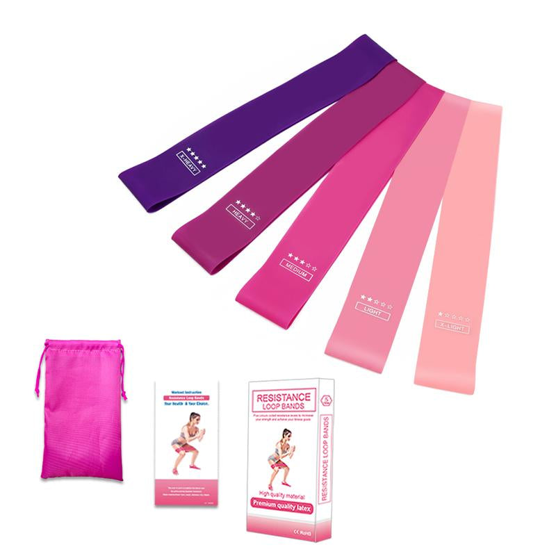 AuraFlex 5-Level Resistance Band Set