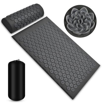 Acupressure Massage Mat With Pillow Set