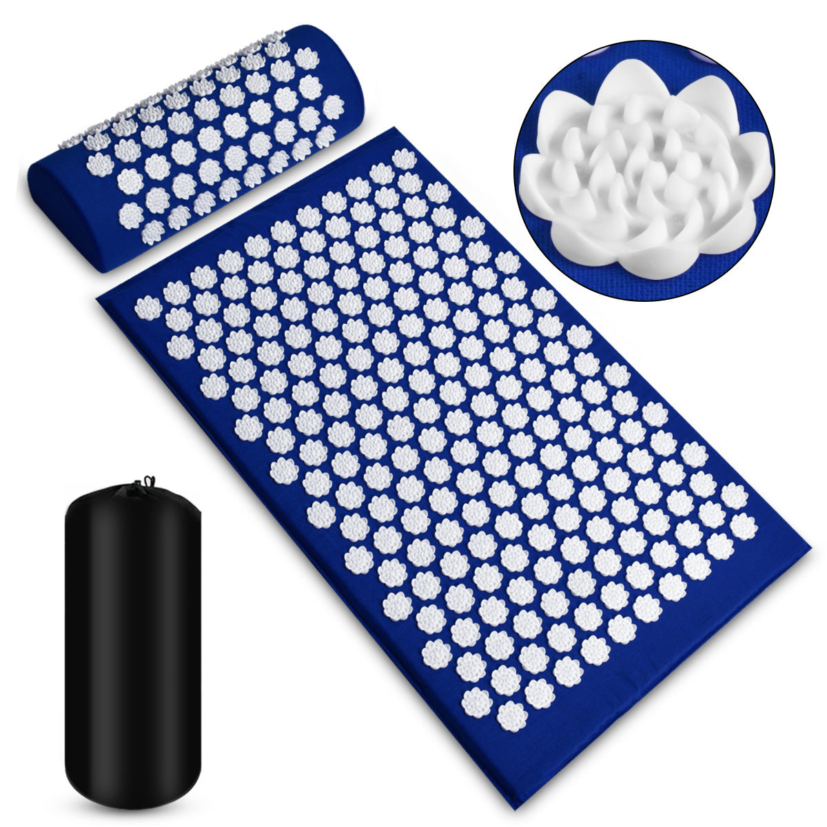 Acupressure Massage Mat With Pillow Set