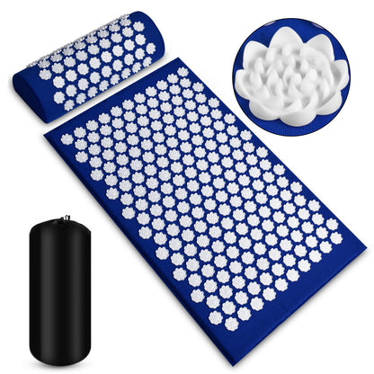 Acupressure Massage Mat With Pillow Set