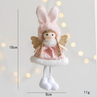 Nordic Angel Ornaments – Soft Pastel Christmas Decor