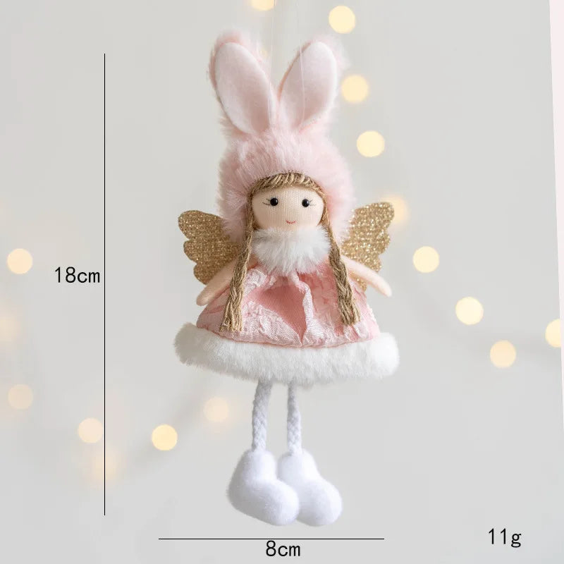 Nordic Angel Ornaments – Soft Pastel Christmas Decor