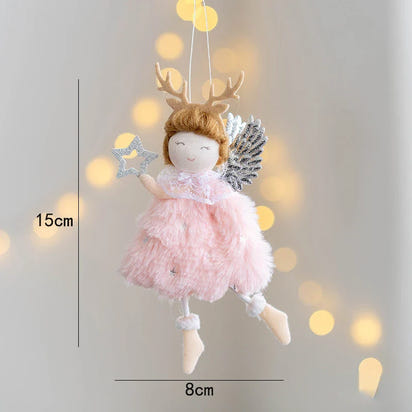 Nordic Angel Ornaments – Soft Pastel Christmas Decor