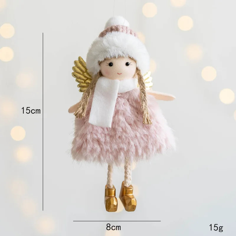 Nordic Angel Ornaments – Soft Pastel Christmas Decor