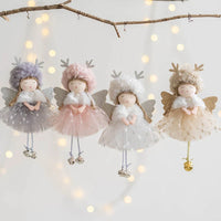 Nordic Angel Ornaments – Soft Pastel Christmas Decor