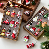 Festive Mini Ornament Set – Cozy Christmas Collection