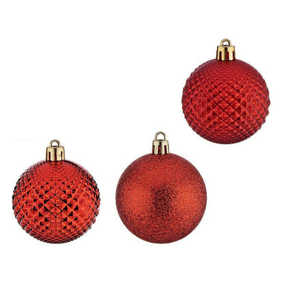 Red Christmas Bauble Set of 6