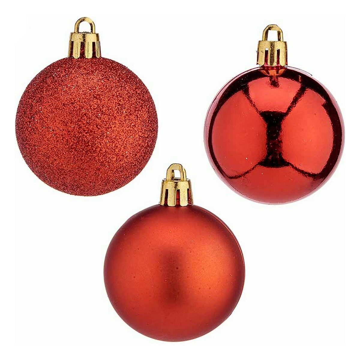 Crimson Glow Bauble Set
