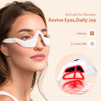 Microcurrent Eye Massager with Red Light Therapy