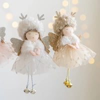 Nordic Angel Ornaments – Soft Pastel Christmas Decor