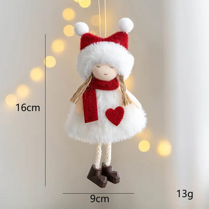 Nordic Angel Ornaments – Soft Pastel Christmas Decor