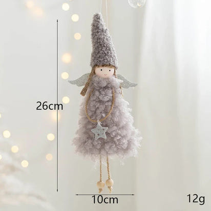 Nordic Angel Ornaments – Soft Pastel Christmas Decor
