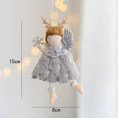 Nordic Angel Ornaments – Soft Pastel Christmas Decor
