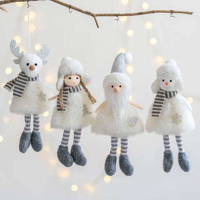 Nordic Angel Ornaments – Soft Pastel Christmas Decor