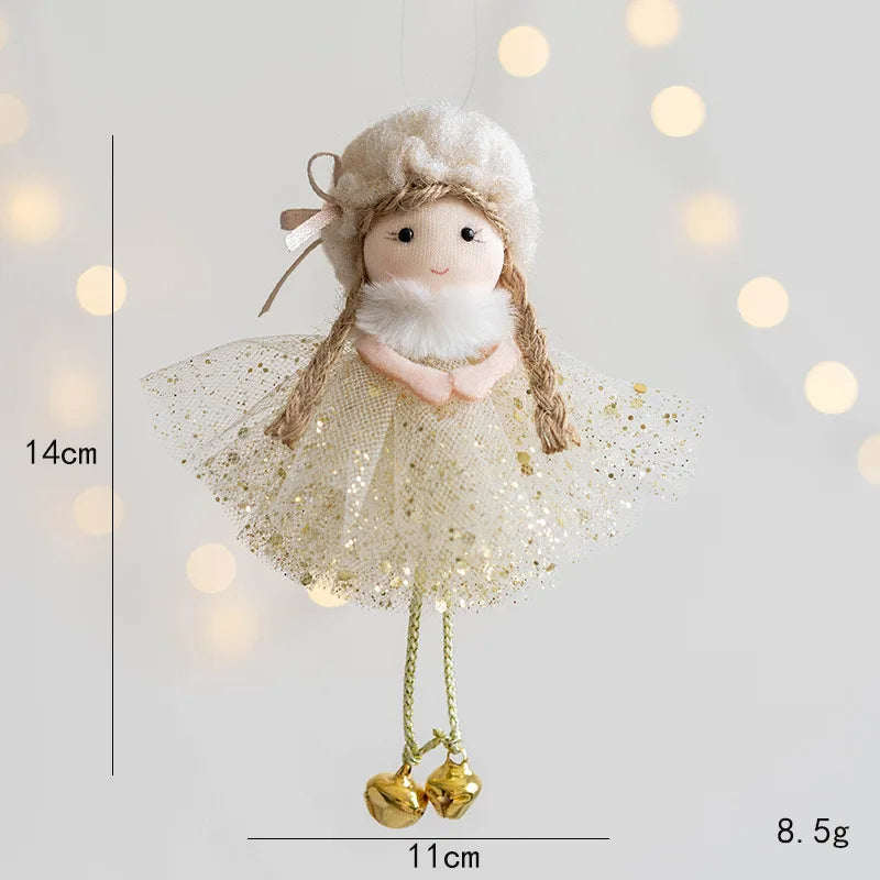 Nordic Angel Ornaments – Soft Pastel Christmas Decor