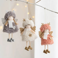 Nordic Angel Ornaments – Soft Pastel Christmas Decor