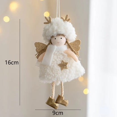 Nordic Angel Ornaments – Soft Pastel Christmas Decor