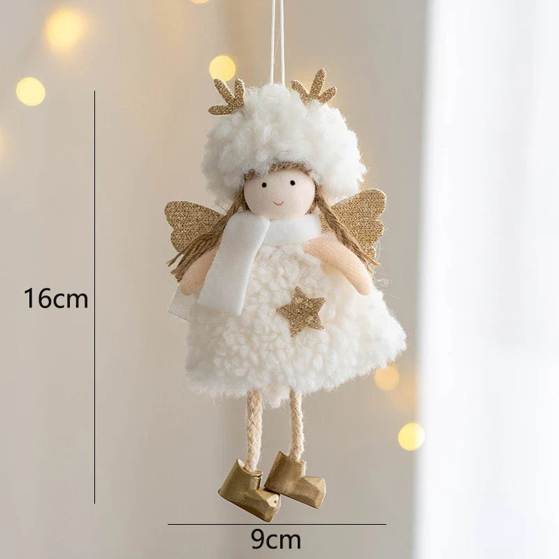 Nordic Angel Ornaments – Soft Pastel Christmas Decor