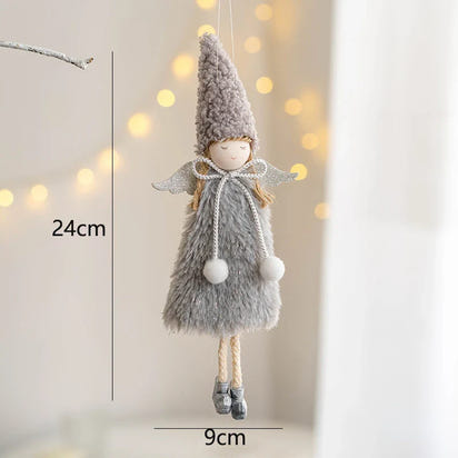 Nordic Angel Ornaments – Soft Pastel Christmas Decor