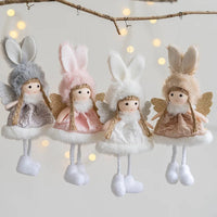 Nordic Angel Ornaments – Soft Pastel Christmas Decor