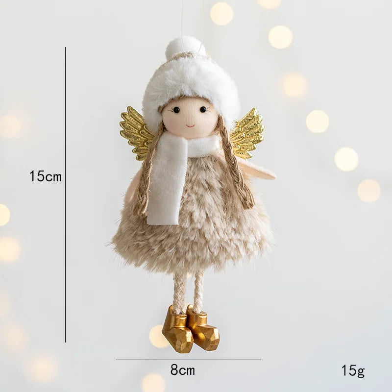 Nordic Angel Ornaments – Soft Pastel Christmas Decor
