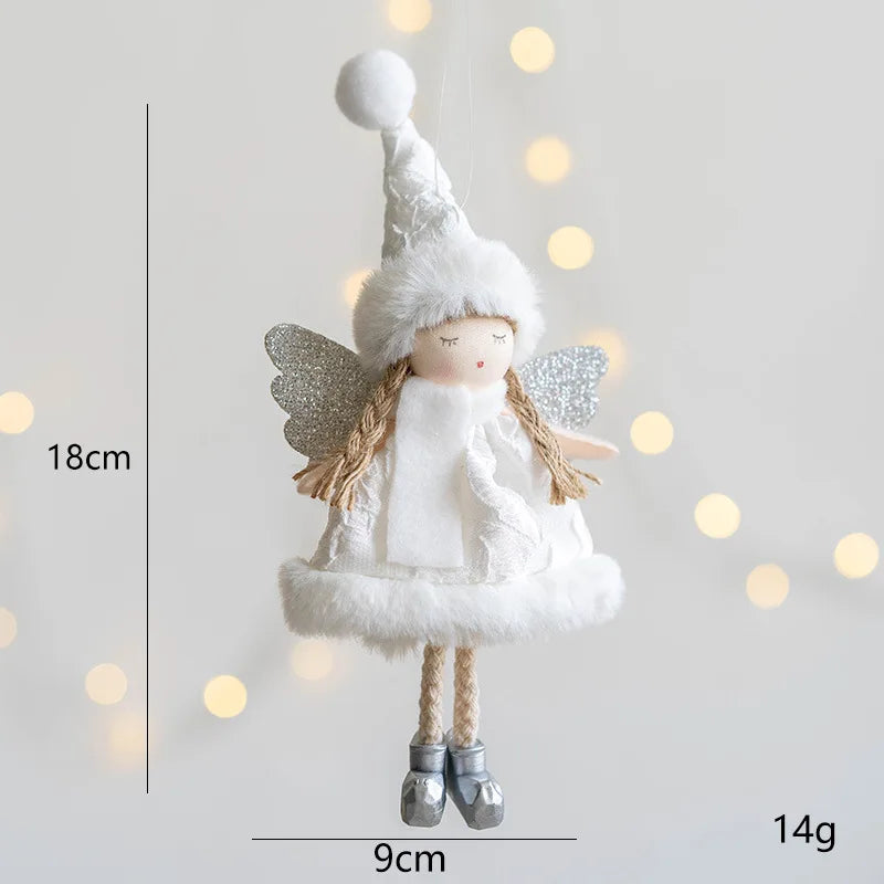 Nordic Angel Ornaments – Soft Pastel Christmas Decor