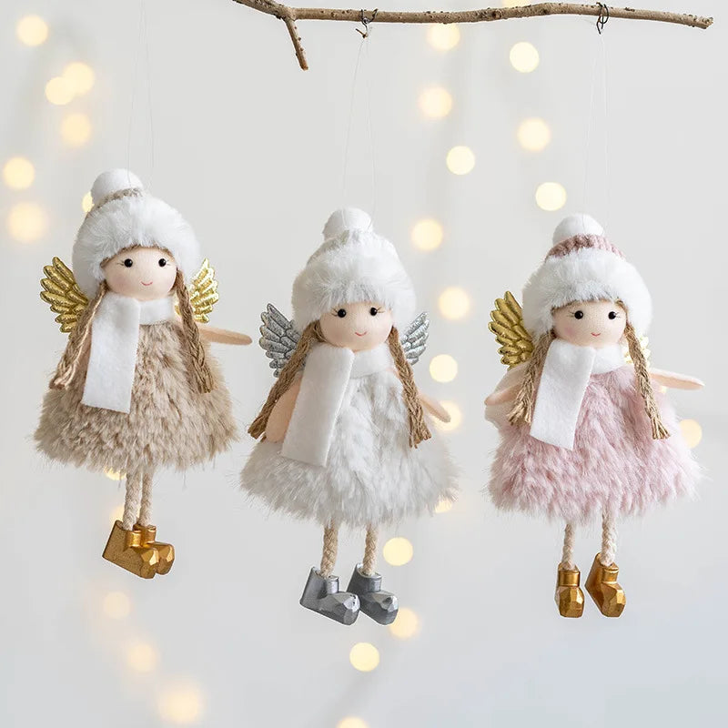Nordic Angel Ornaments – Soft Pastel Christmas Decor