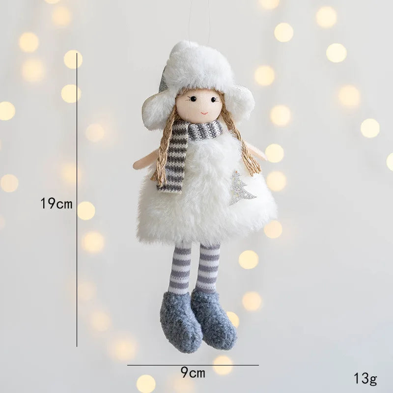 Nordic Angel Ornaments – Soft Pastel Christmas Decor