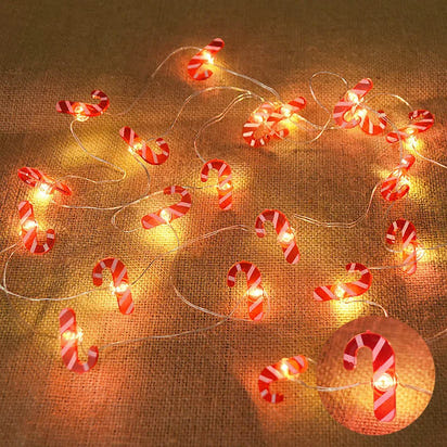 JollyGlow™ Santa String Lights Merry & Bright Holiday Charm