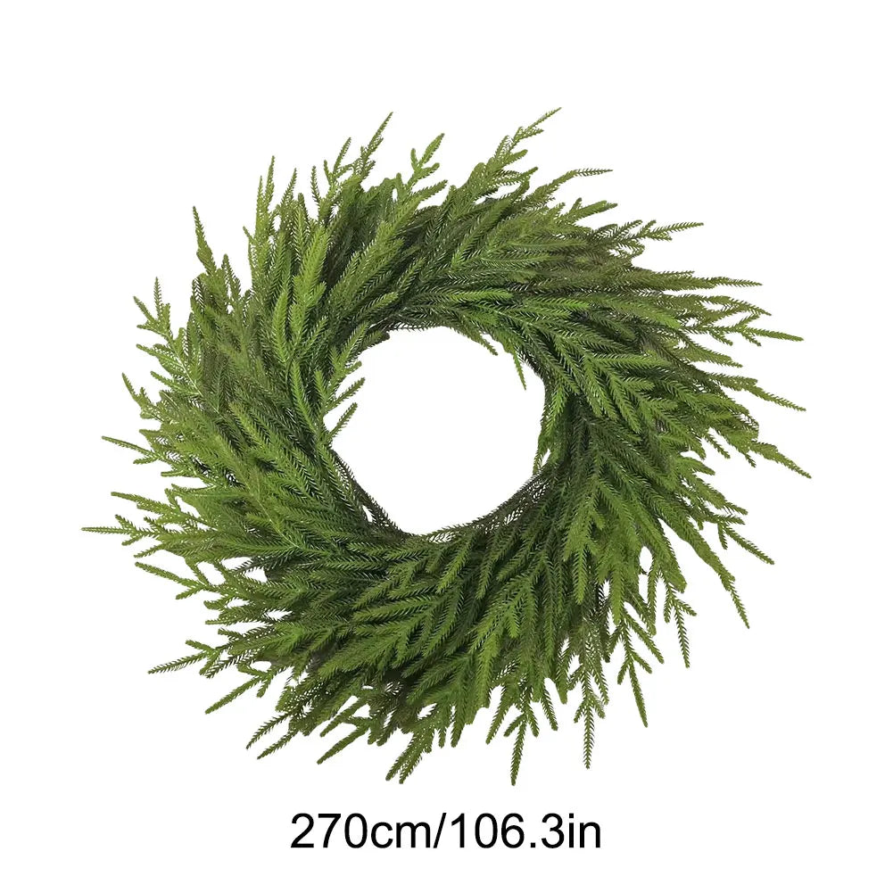 Lush Evergreen Garland – Effortless Elegance, Year-Round Greenery