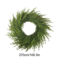 Lush Evergreen Garland – Effortless Elegance, Year-Round Greenery