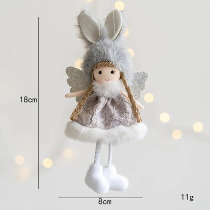 Nordic Angel Ornaments – Soft Pastel Christmas Decor