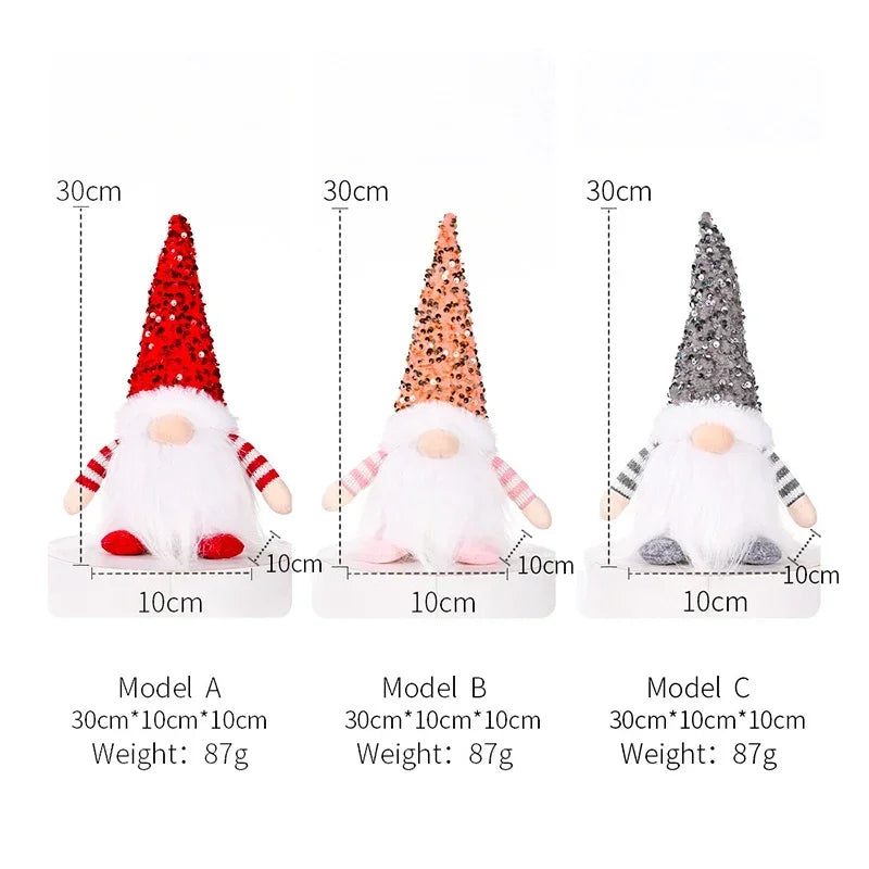 GlowGonk™ Light-Up Christmas Gnomes Cozy Nordic Magic