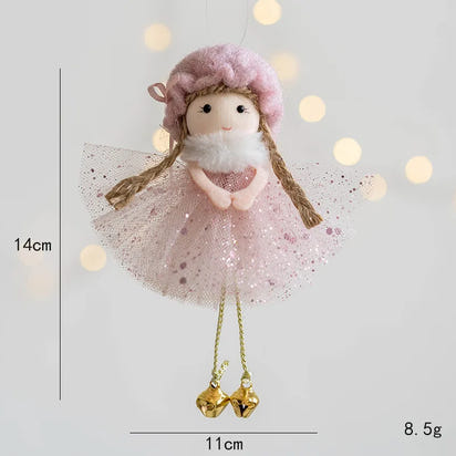 Nordic Angel Ornaments – Soft Pastel Christmas Decor
