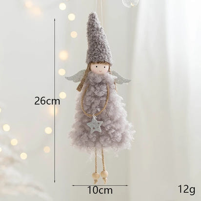 Nordic Angel Ornaments – Soft Pastel Christmas Decor