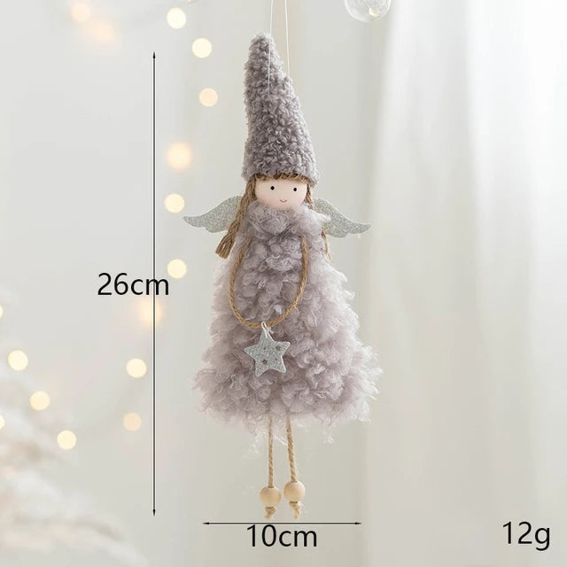 Nordic Angel Ornaments – Soft Pastel Christmas Decor