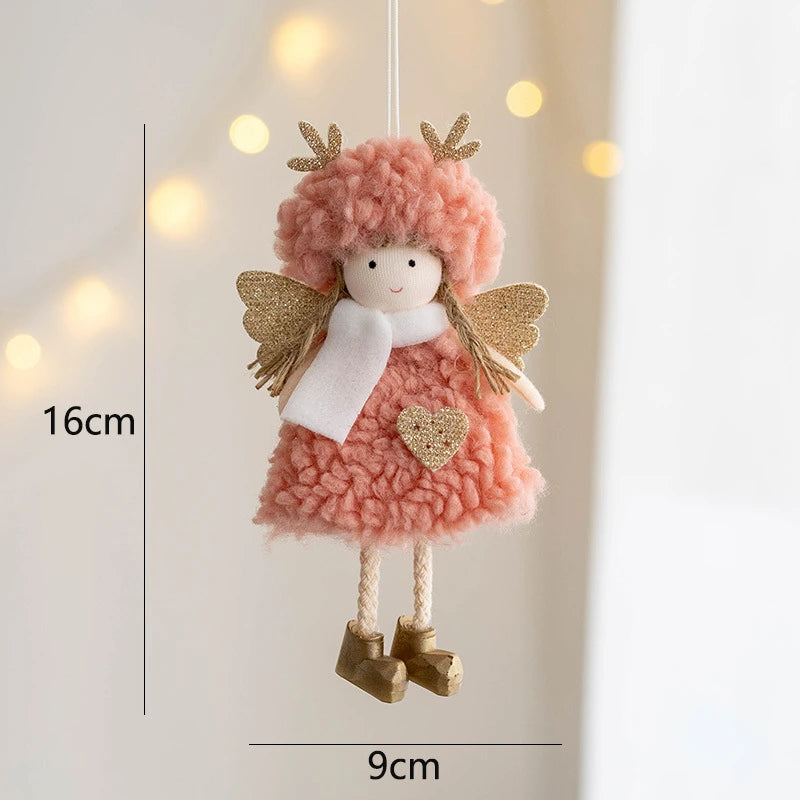 Nordic Angel Ornaments – Soft Pastel Christmas Decor