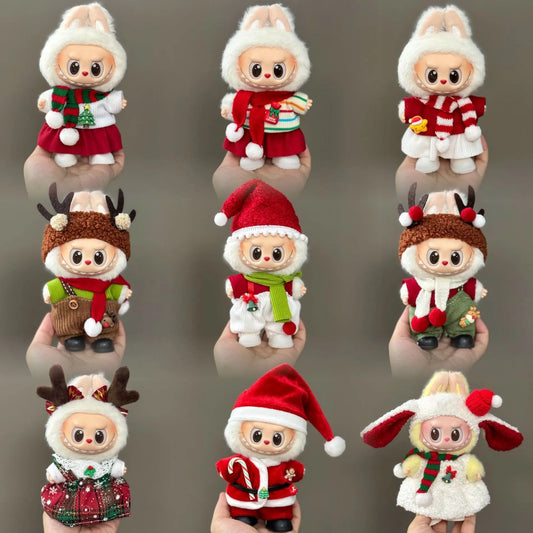 Labubu Christmas Edition Plush Dolls — Holiday Cuties Collection