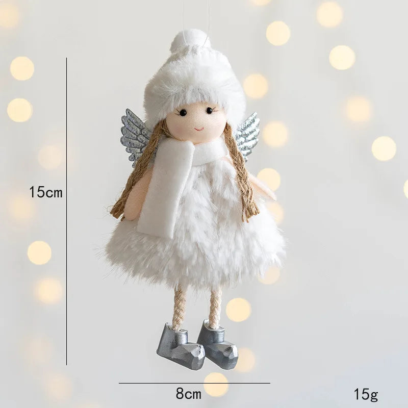 Nordic Angel Ornaments – Soft Pastel Christmas Decor