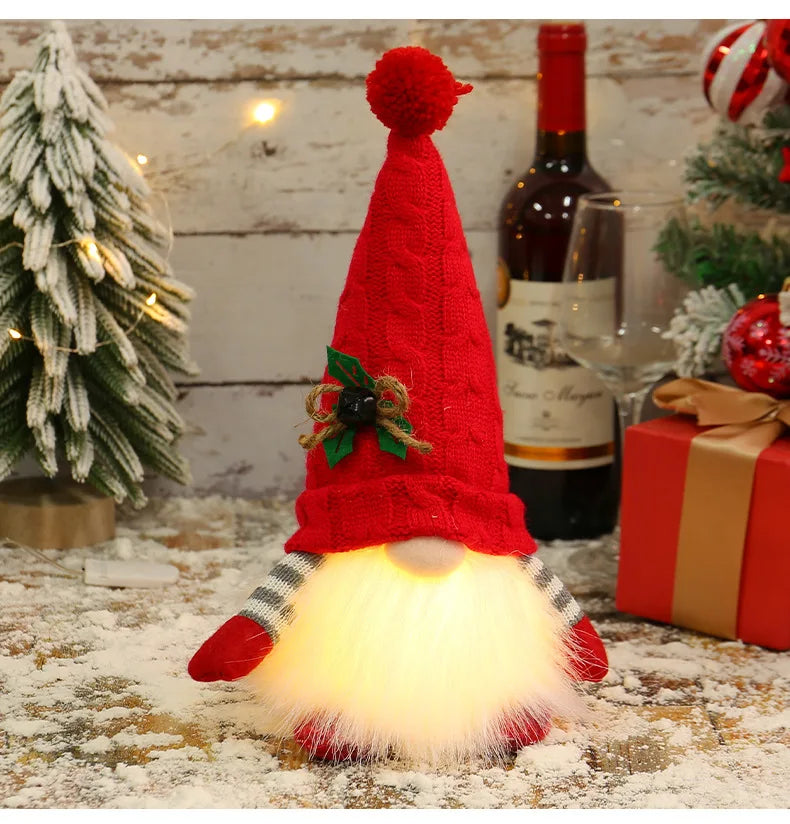 GlowGonk™ Light-Up Christmas Gnomes Cozy Nordic Magic