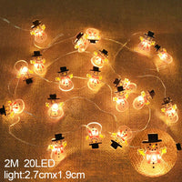 JollyGlow™ Santa String Lights Merry & Bright Holiday Charm