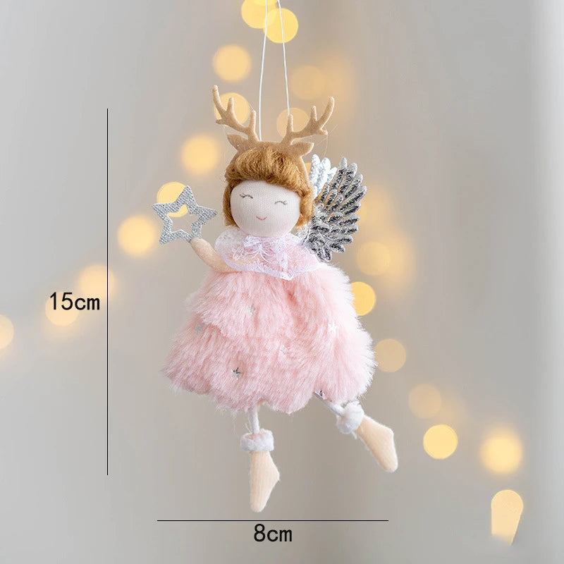 Nordic Angel Ornaments – Soft Pastel Christmas Decor