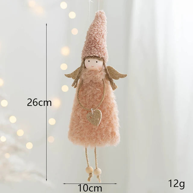 Nordic Angel Ornaments – Soft Pastel Christmas Decor