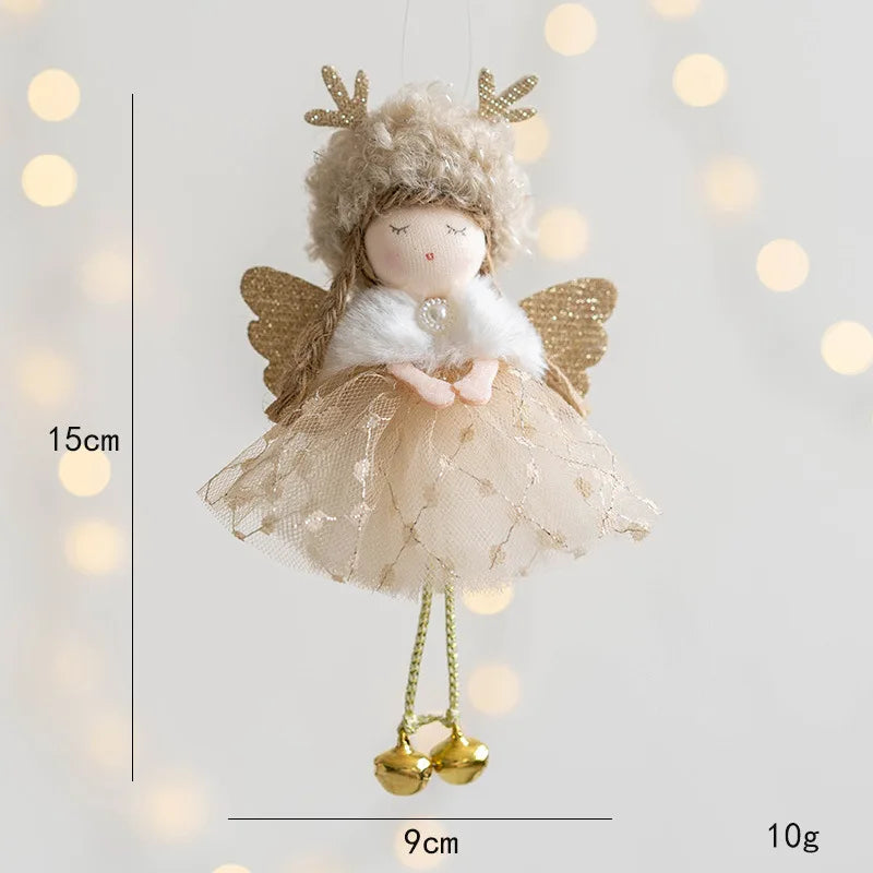 Nordic Angel Ornaments – Soft Pastel Christmas Decor