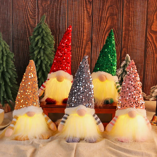 GlowGonk™ Light-Up Christmas Gnomes Cozy Nordic Magic