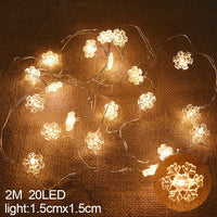 JollyGlow™ Santa String Lights Merry & Bright Holiday Charm