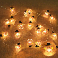 JollyGlow™ Santa String Lights Merry & Bright Holiday Charm