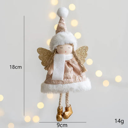 Nordic Angel Ornaments – Soft Pastel Christmas Decor