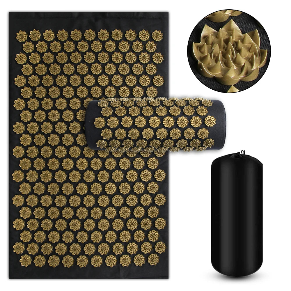 Acupressure Massage Mat With Pillow Set